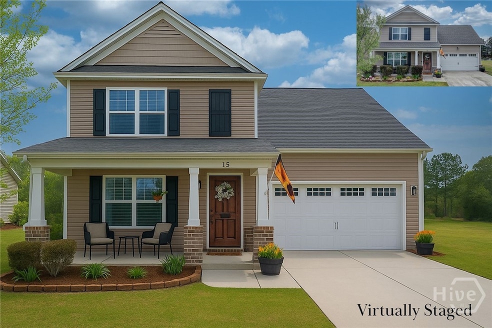 Virtually Staged Front of 15 Hasty Point