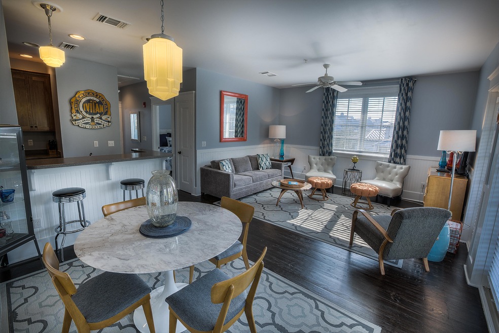 Open Dining and Living Area