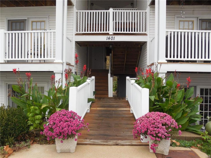 Ground floor condo...just 6 steps down.