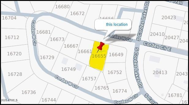 Plat Map - 16655 Cordes W Cir
