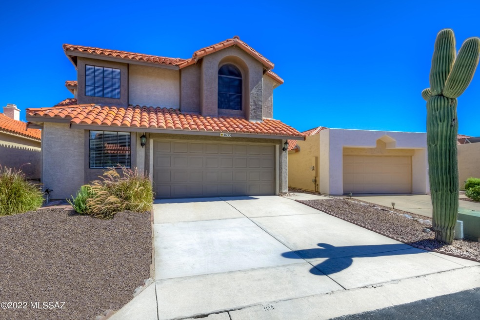 Front View with 2 Car Garage