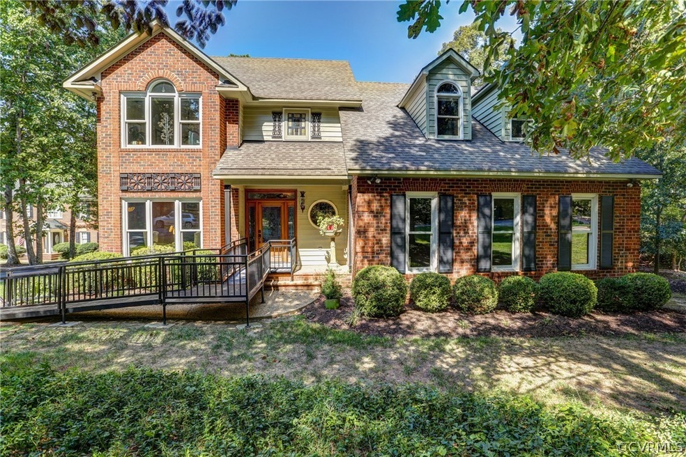 Stunning mostly brick home with so many features y
