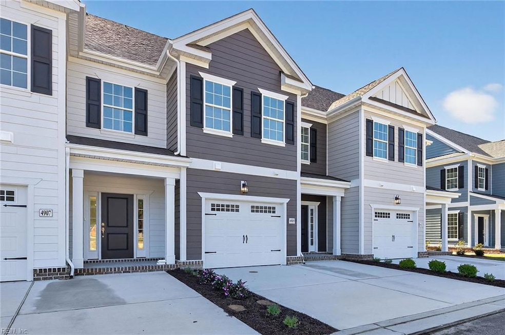 Exterior front photo of a previously built Ashbury model, for illustrative purposes only. Upgrades and finishes may vary.