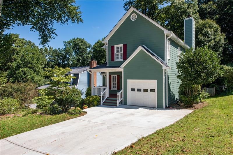 Pristine home with fresh paint inside and out.