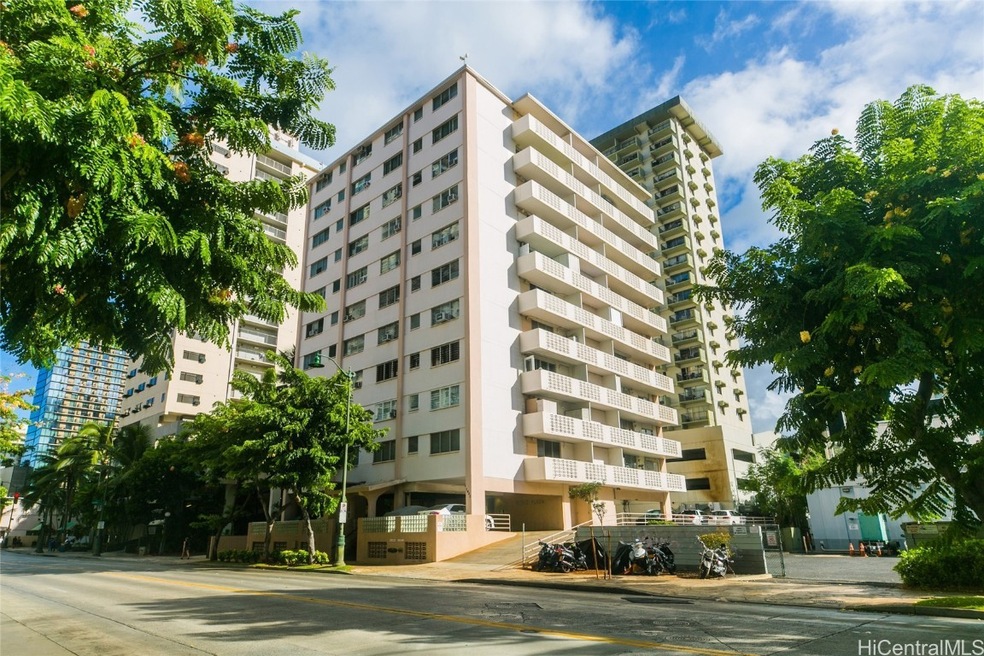 View from Kuhio Ave.