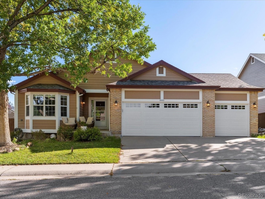 Front of house, brand new triple insulated garage doors