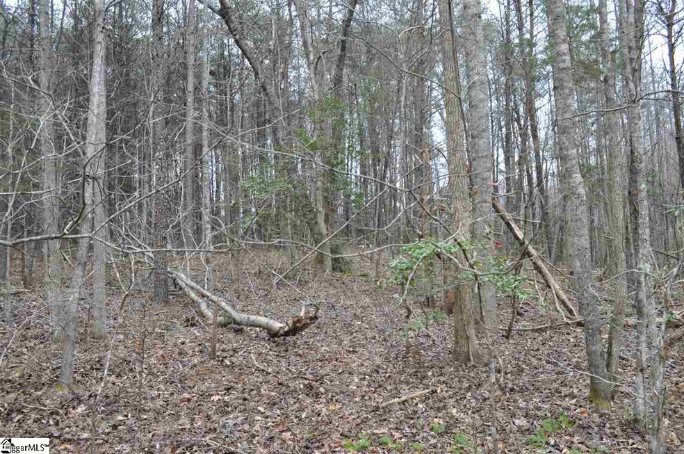 The front portion of the property is mostly level 