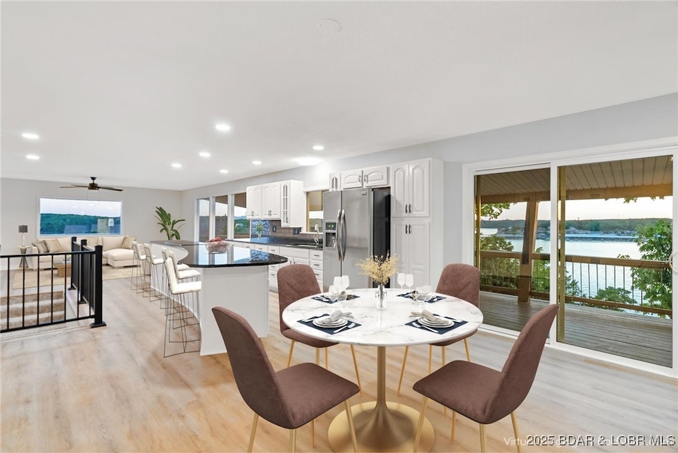 Virtually staged Kitchen