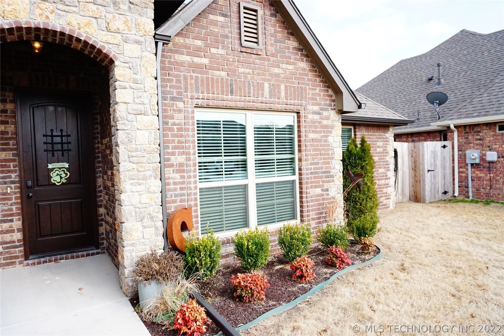 Elegant and simple landscaping.
