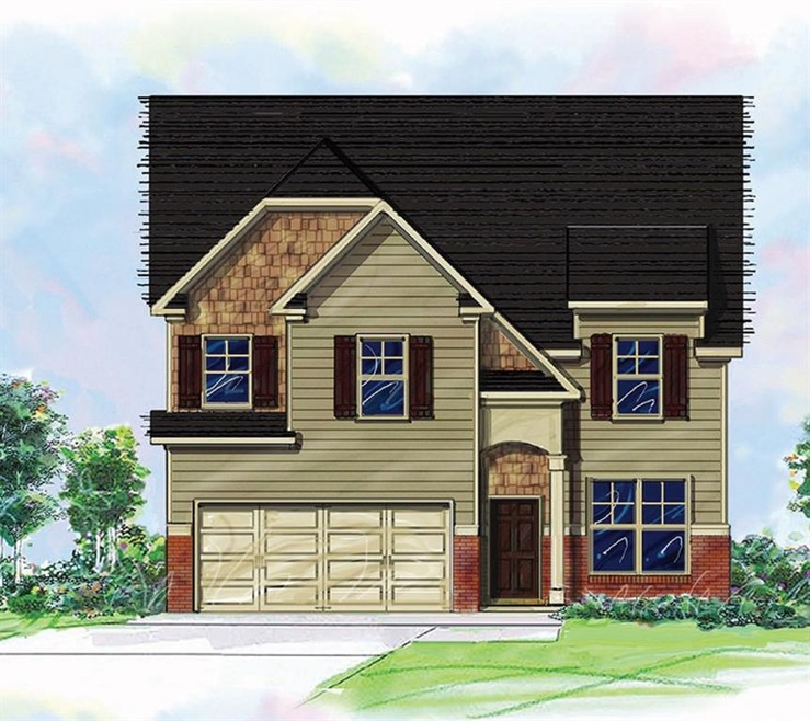 Color Rendering of Plan & Elevation.
