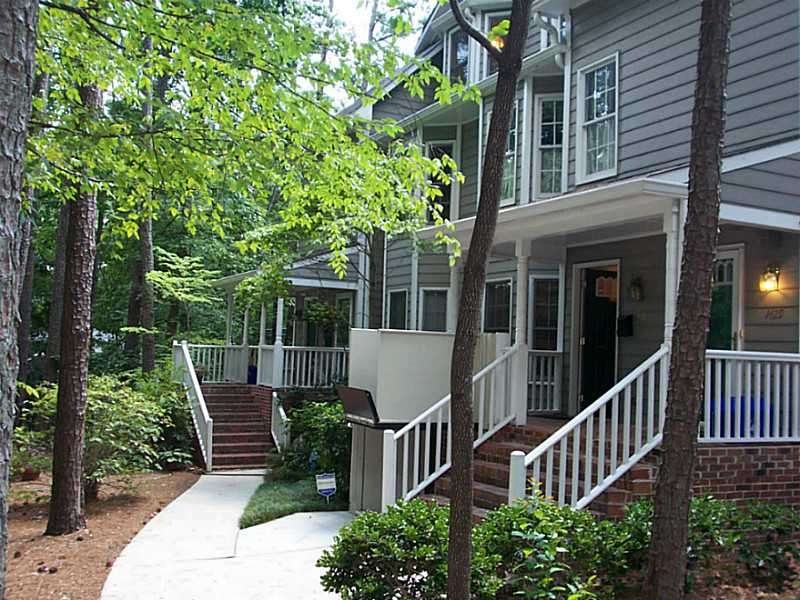Exterior Front. Beautiful setting among the trees