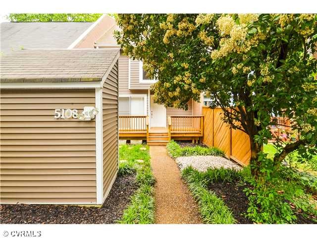 Exterior Front - Private front entrance with aggre
