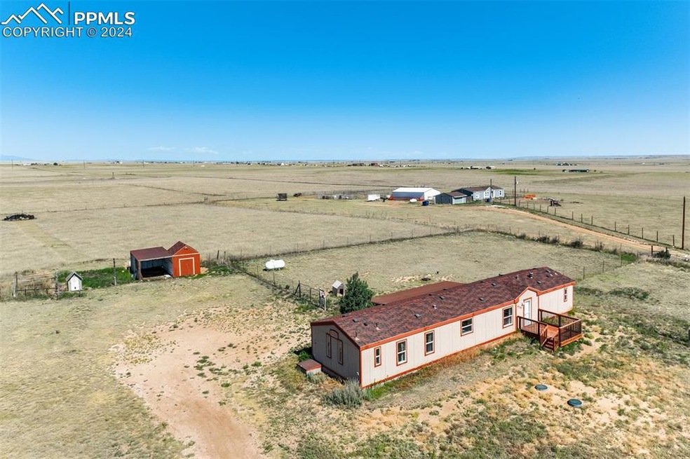 Drone / aerial view with a rural view