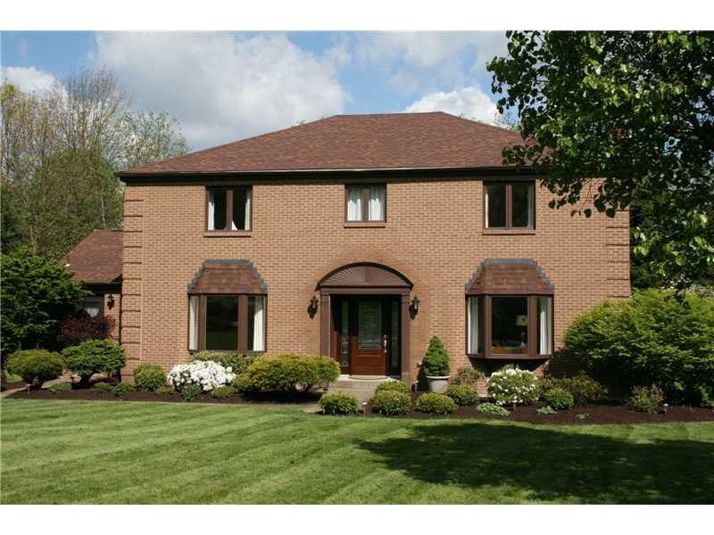Exterior Front. Located in Stonehenge! Brick home 