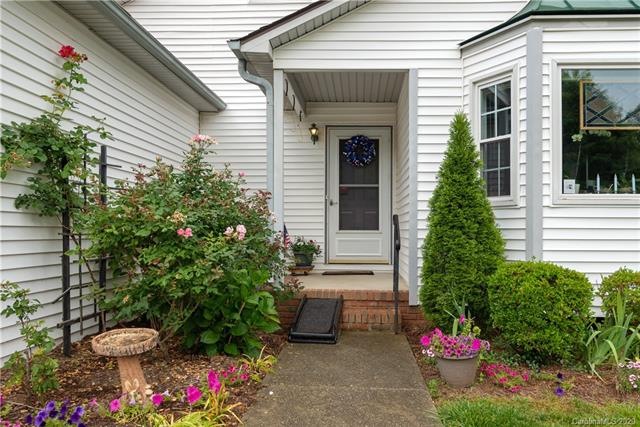 Enjoy the flowers on the way to your door.