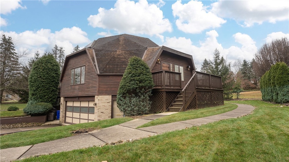 Unique Dome style home with three decks.  First De