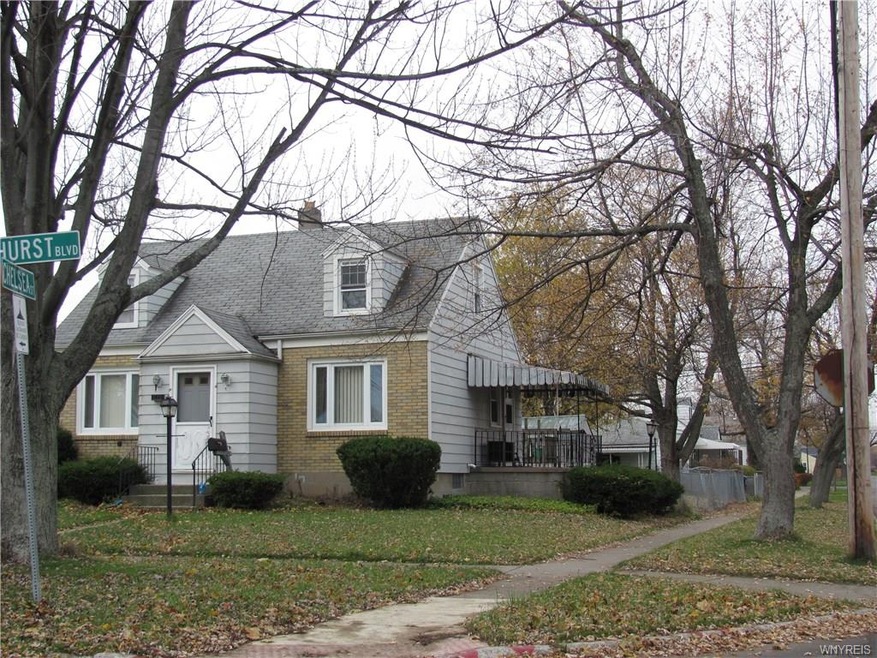 FRONT VIEW, CORNER OF CHELSEA & PARKHURST