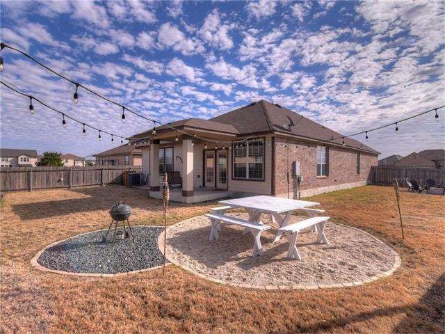 BBQ and outside dining area