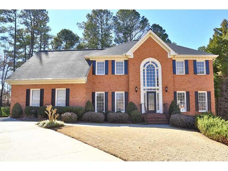 Exterior Front. 4 side brick home with side entry 
