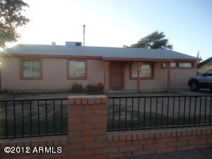 Front of the house