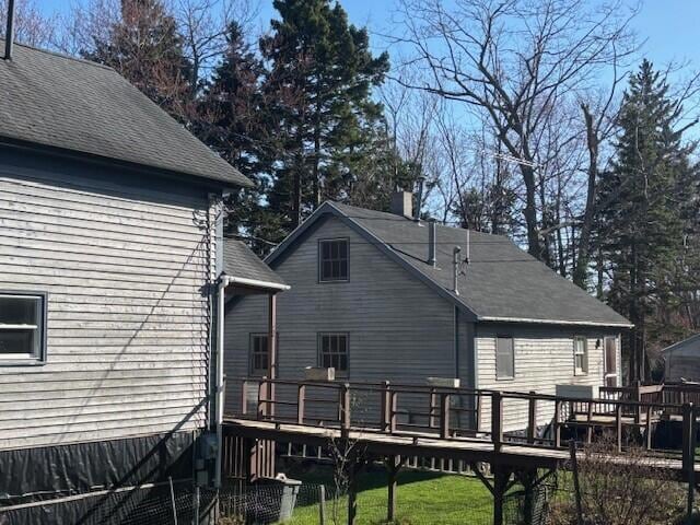 main house and cottage