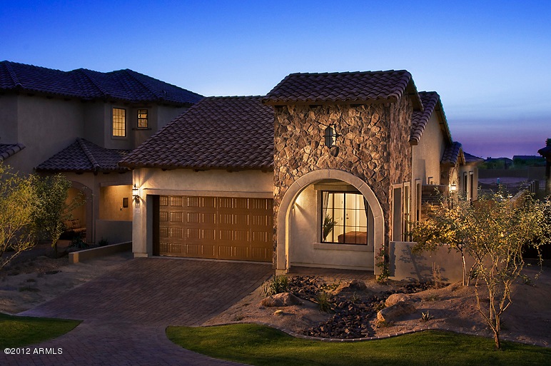 Exterior Elevation of Model of This Plan