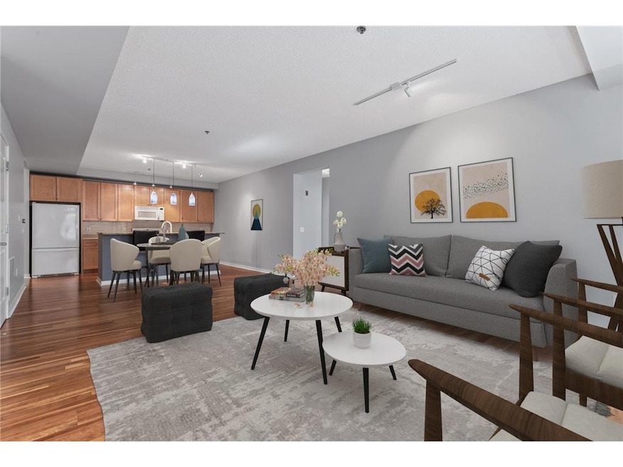 Spacious living and dining space