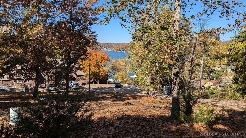 Lake view behind codos