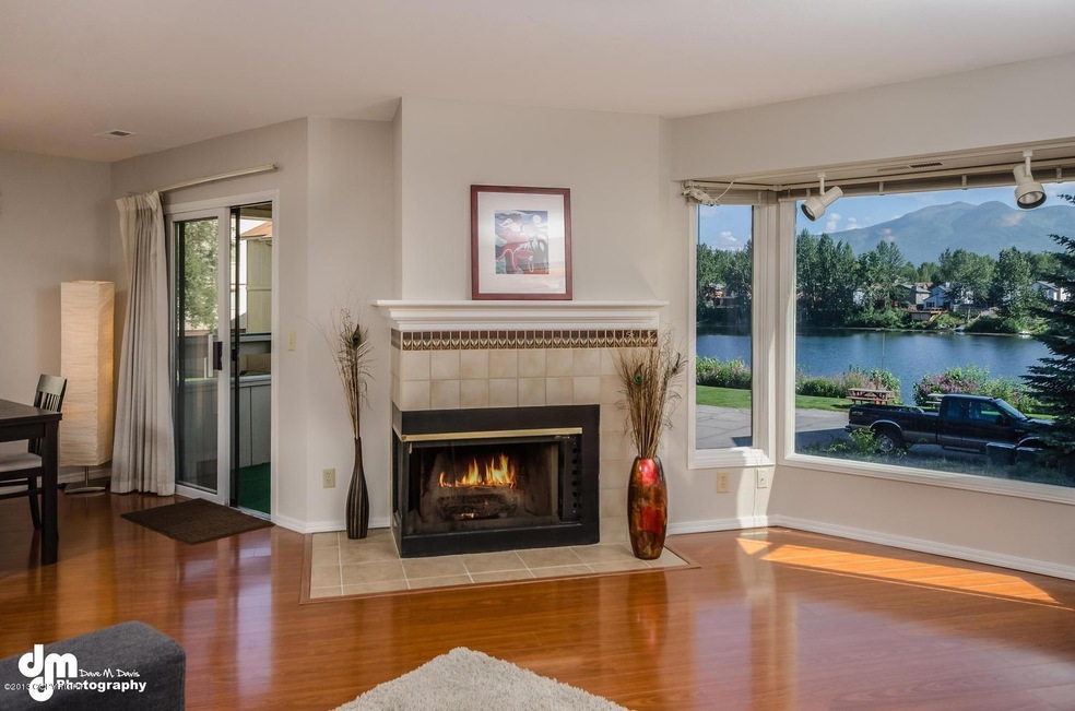 Living Room with Beautiful Lake View