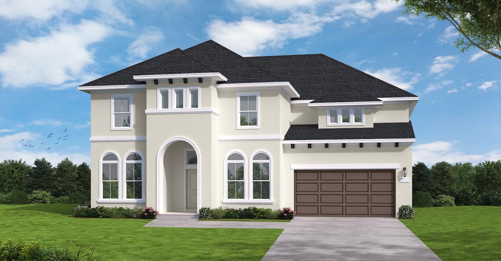 Artist rendering of front elevation.