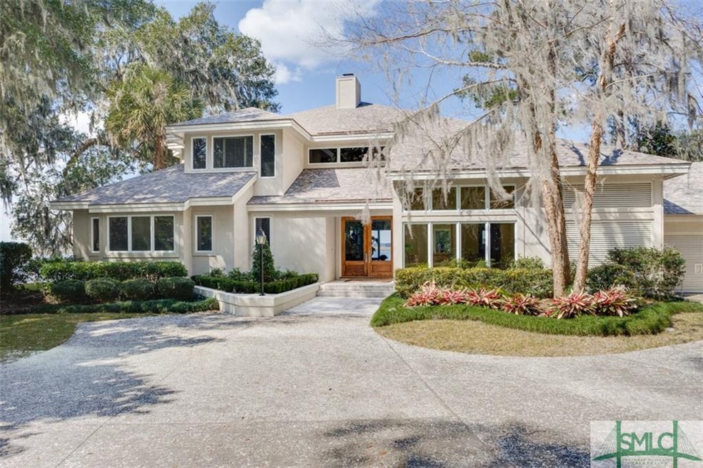 Clean architectural lines, numerous windows, and a
