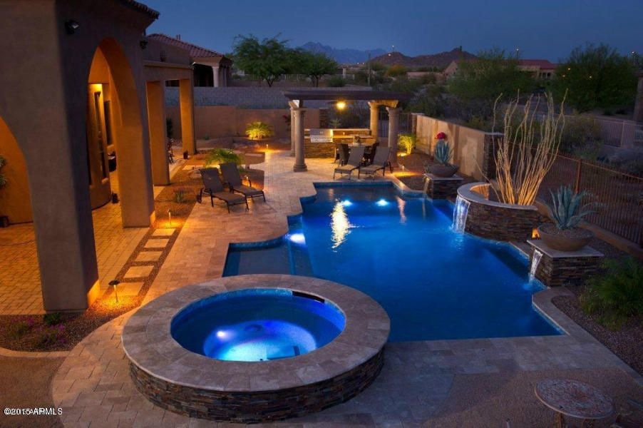 Night - Pool and Spa and Ramada