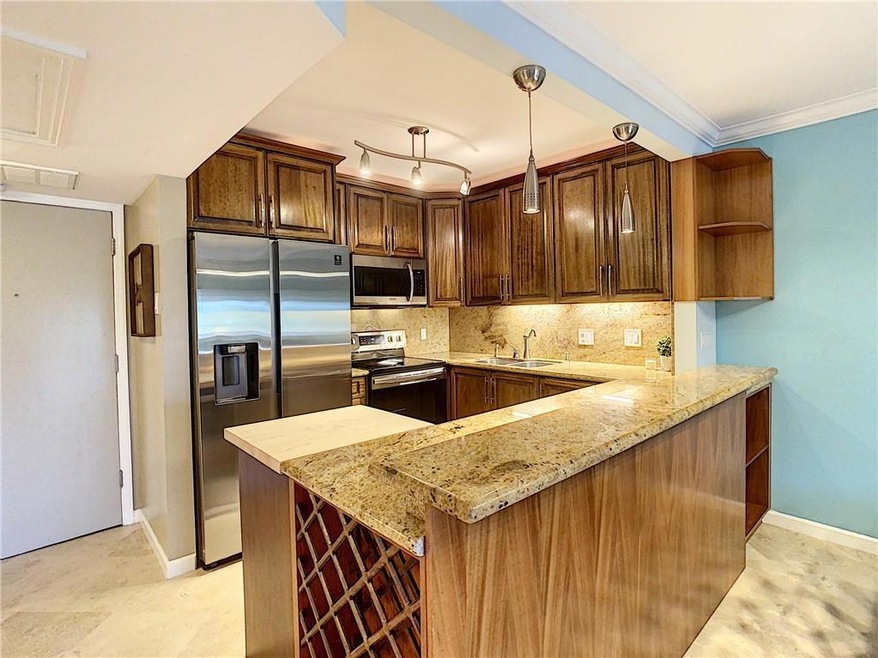 Beautiful Kitchen with newer appliances and wine c