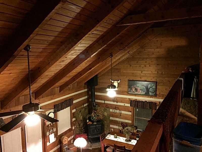 View. Living Room/Dining Room Vaulted Ceiling