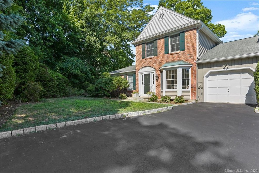 Front with attached garage