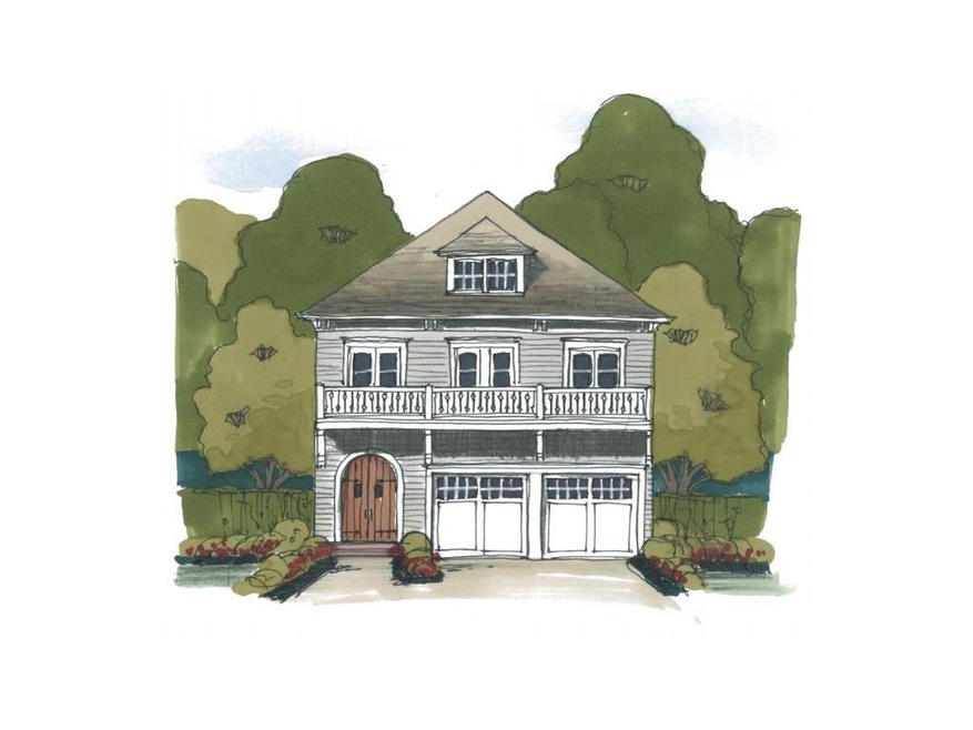 Unique exterior design featuring a full front porc