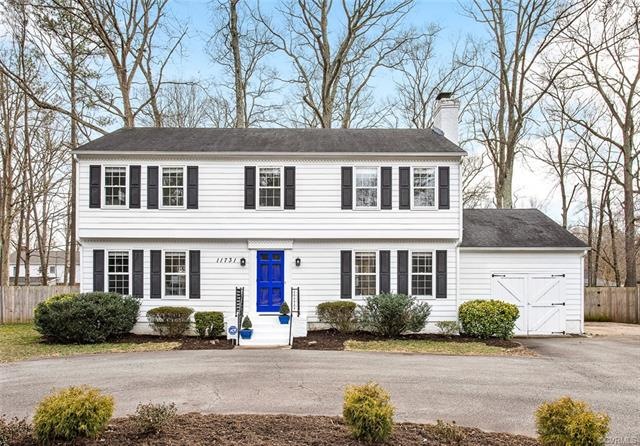 Circular Driveway offers easy access and parking.