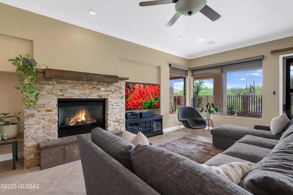 GREAT ROOM WITH COZY FIREPLACE