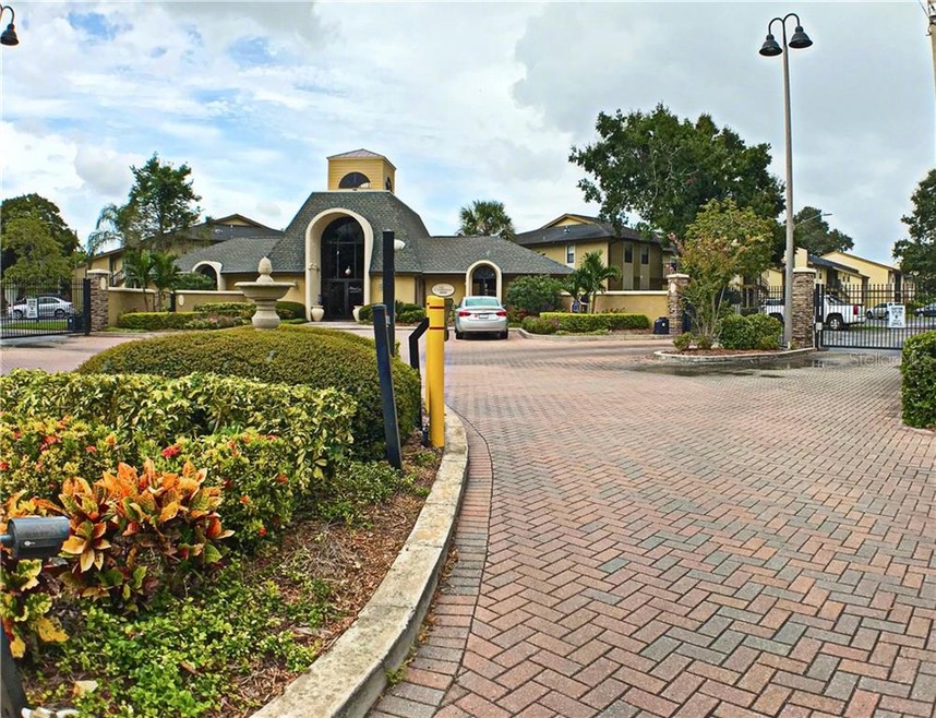 Entrance to complex/gated community.