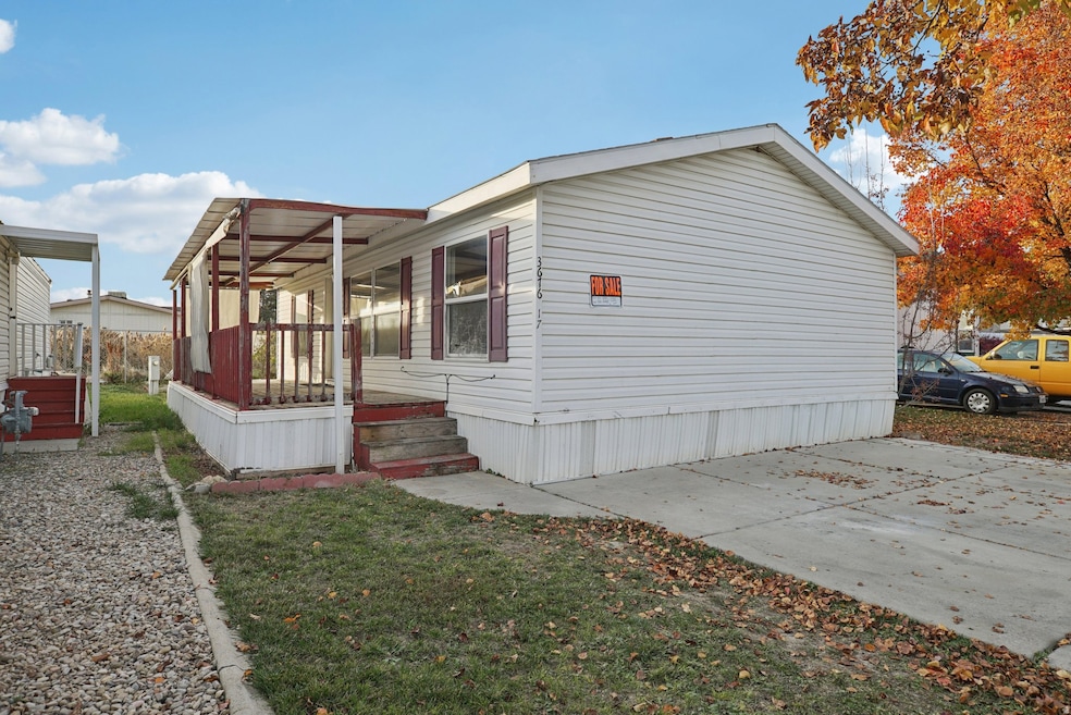 View of home's exterior featuring a yard