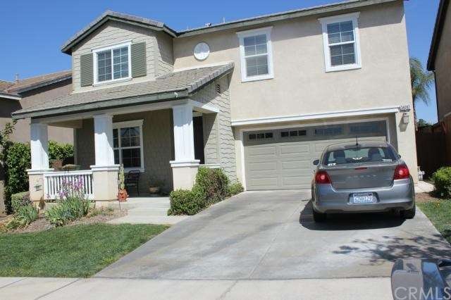 front of property