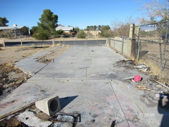 North view from driveway
