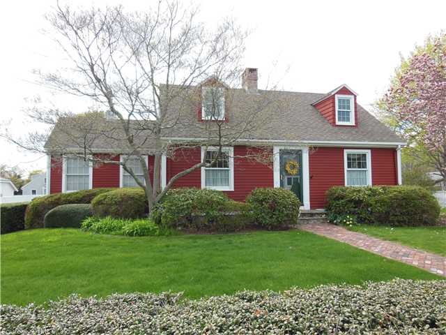 Exterior Front. Downtown Mystic this house is in i