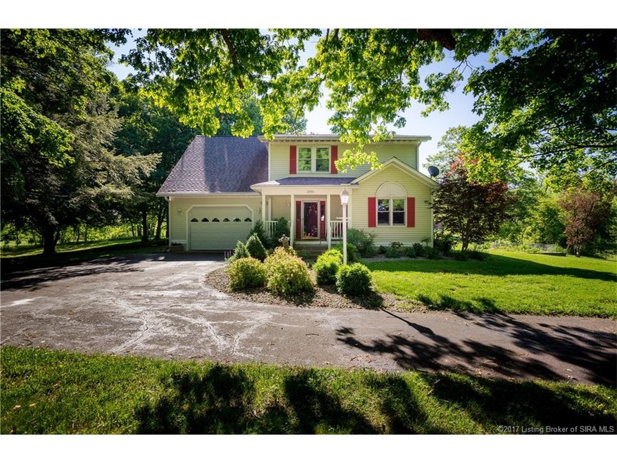 Home has beautiful landscaping and an easy pull th