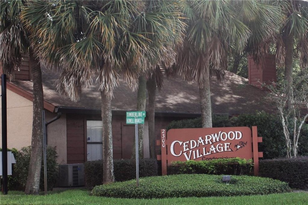 Cedarwood Village! Wonderful Winter Park location.
