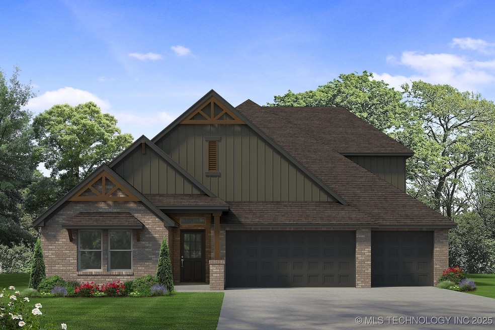 London two story front elevation rendering