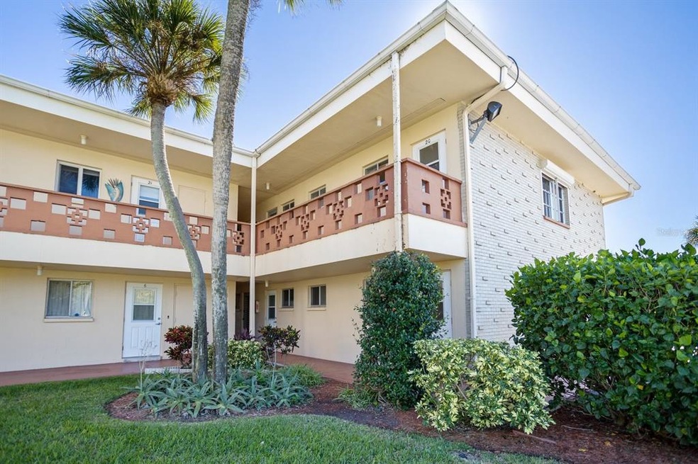 Exterior of the building.  Unit #20 is the end con