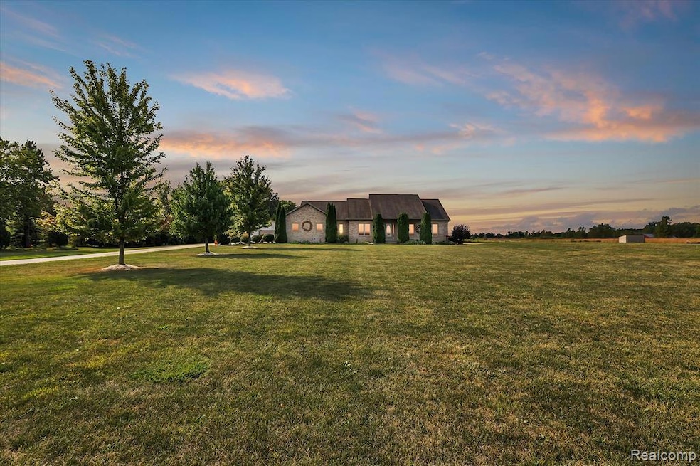 Stunning custom ranch on over 10 acres of land
