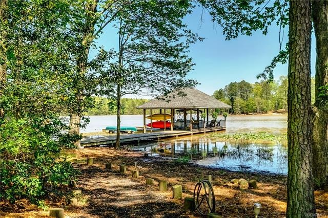 Dock and boat house on beautiful Lake Chesdin!
