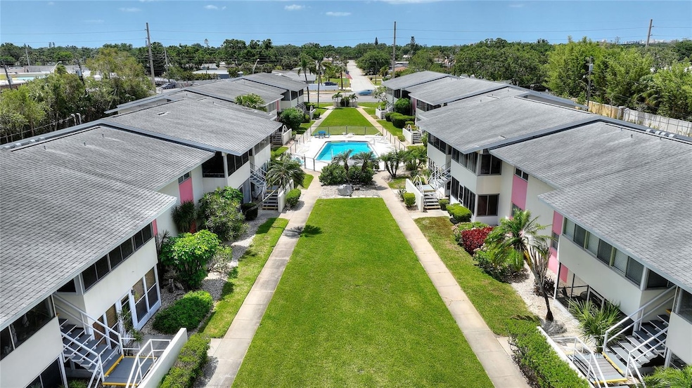 Complex aerial view